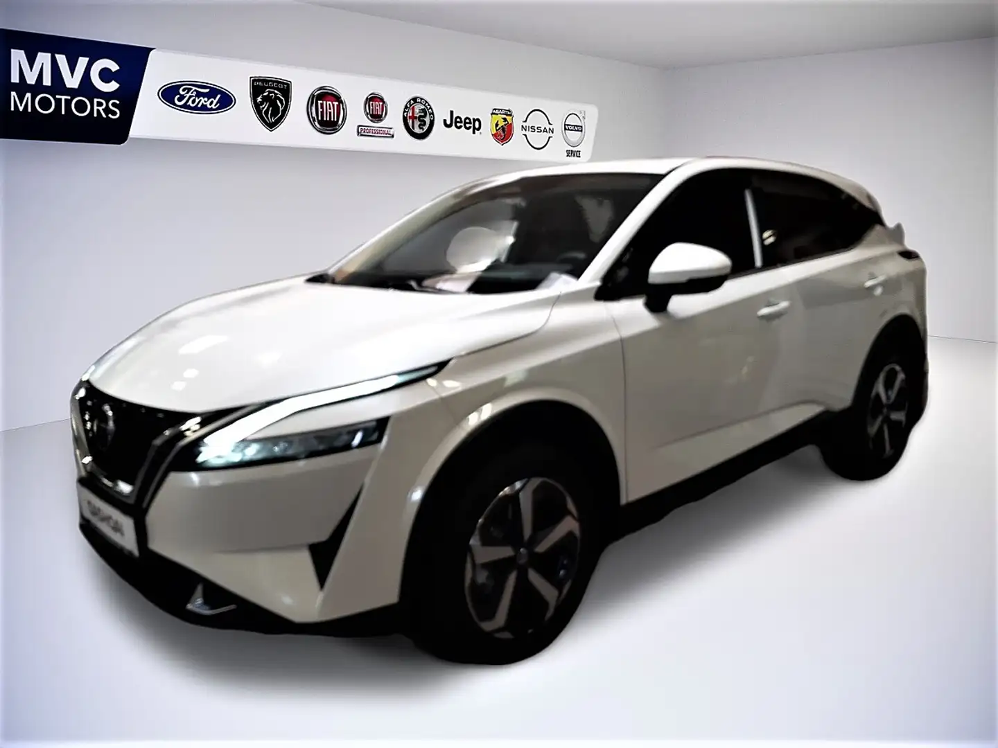 Nissan Qashqai 1,3 DIG-T MHEV N-Connecta Aut. Weiß - 2