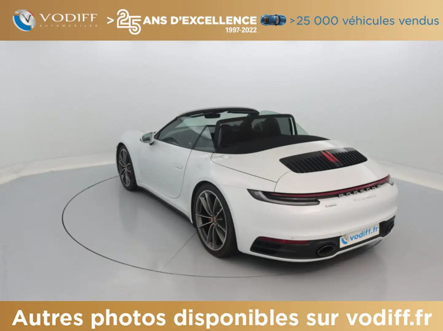 Porsche 992 CARRERA S CABRIOLET 450 CV PDK Blanc - 2