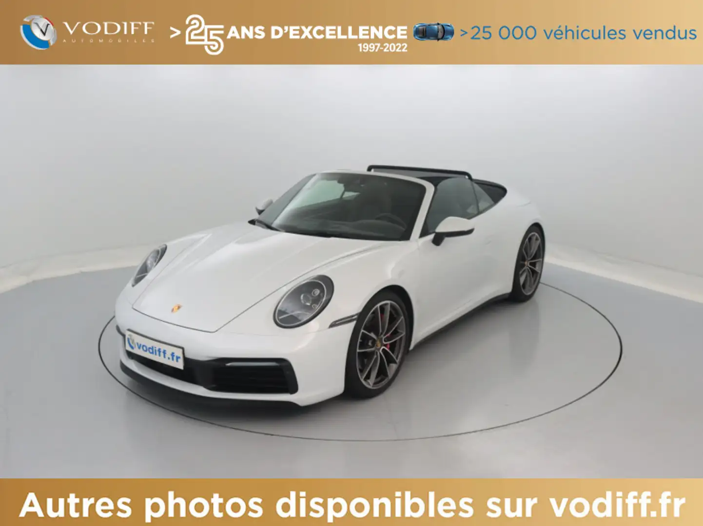 Porsche 992 CARRERA S CABRIOLET 450 CV PDK Blanc - 1
