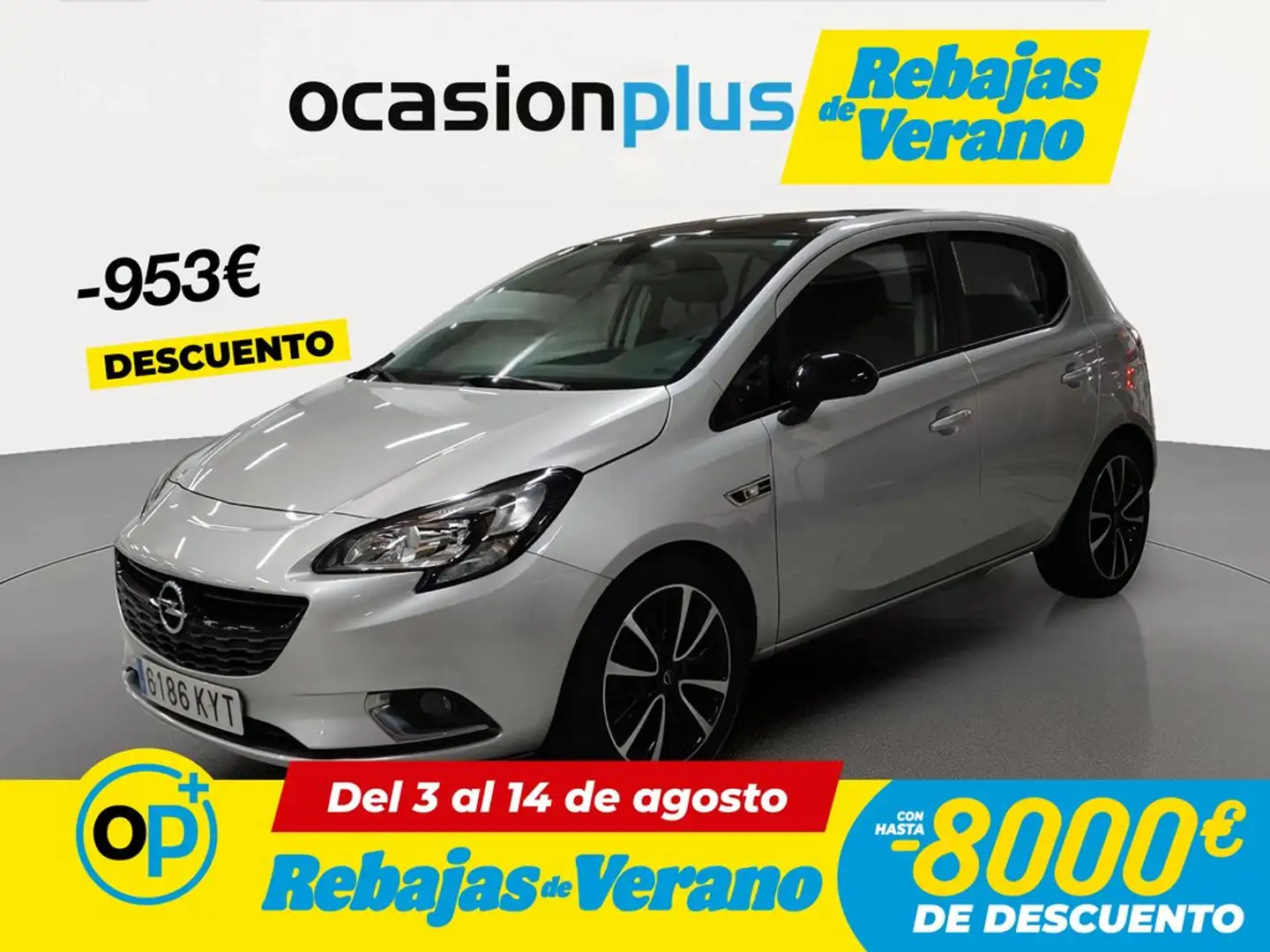 Opel Corsa 1.4 Design Line 90 Aut. Gris - 1