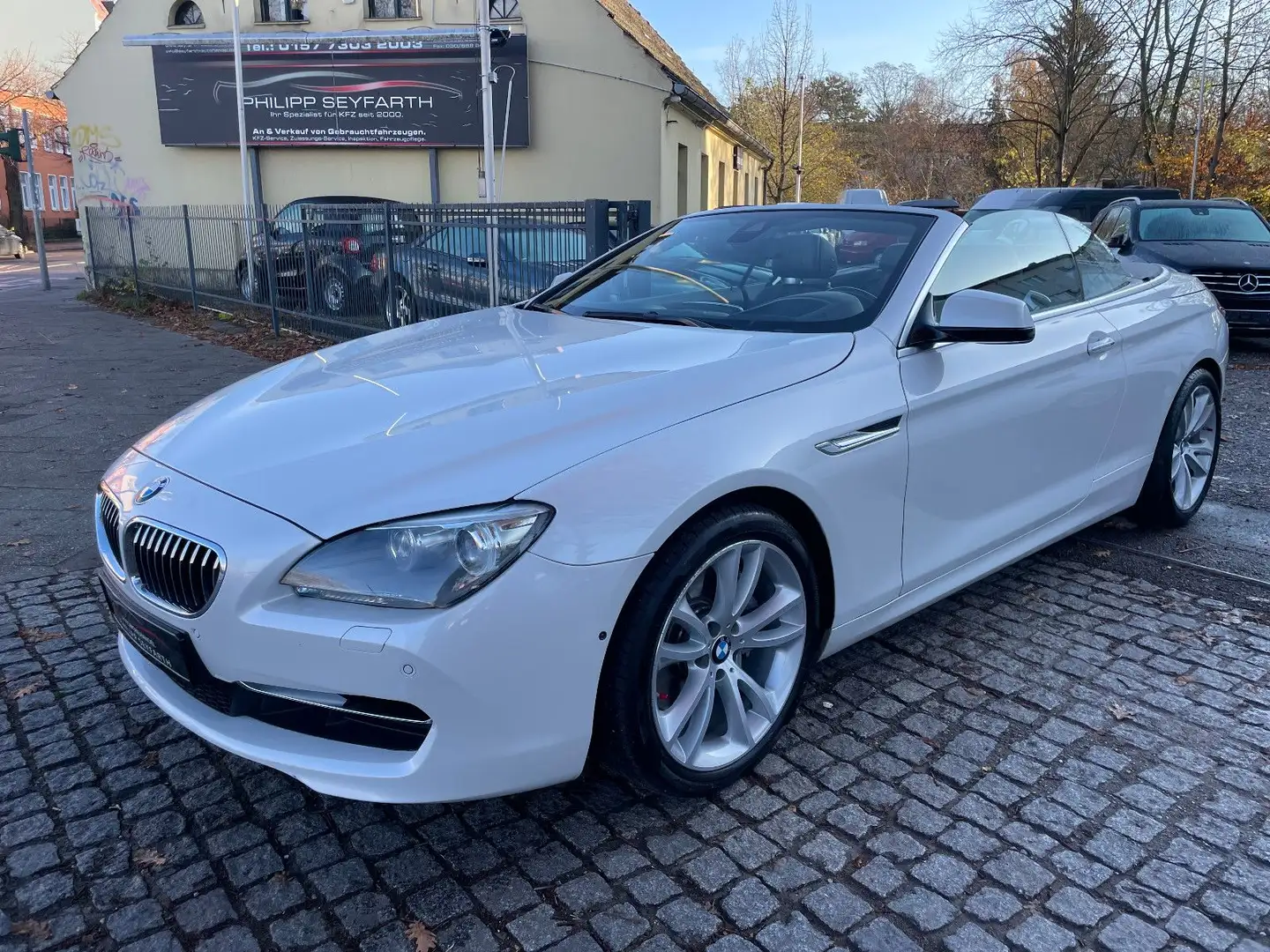 BMW 640 iA CABRIO*SITZBELÜFT.*HUD*360°*HiFi-PROF* Alb - 2