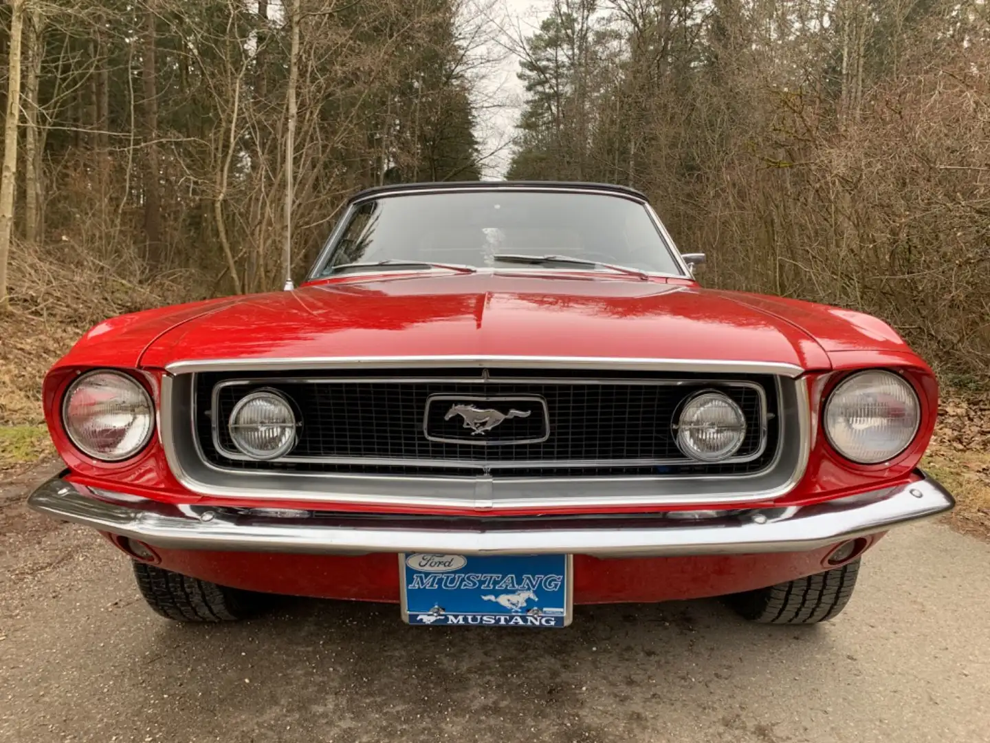 Ford Mustang Cabrio V8,orig.57tmls!Erstlack!Survivor! Rot - 2
