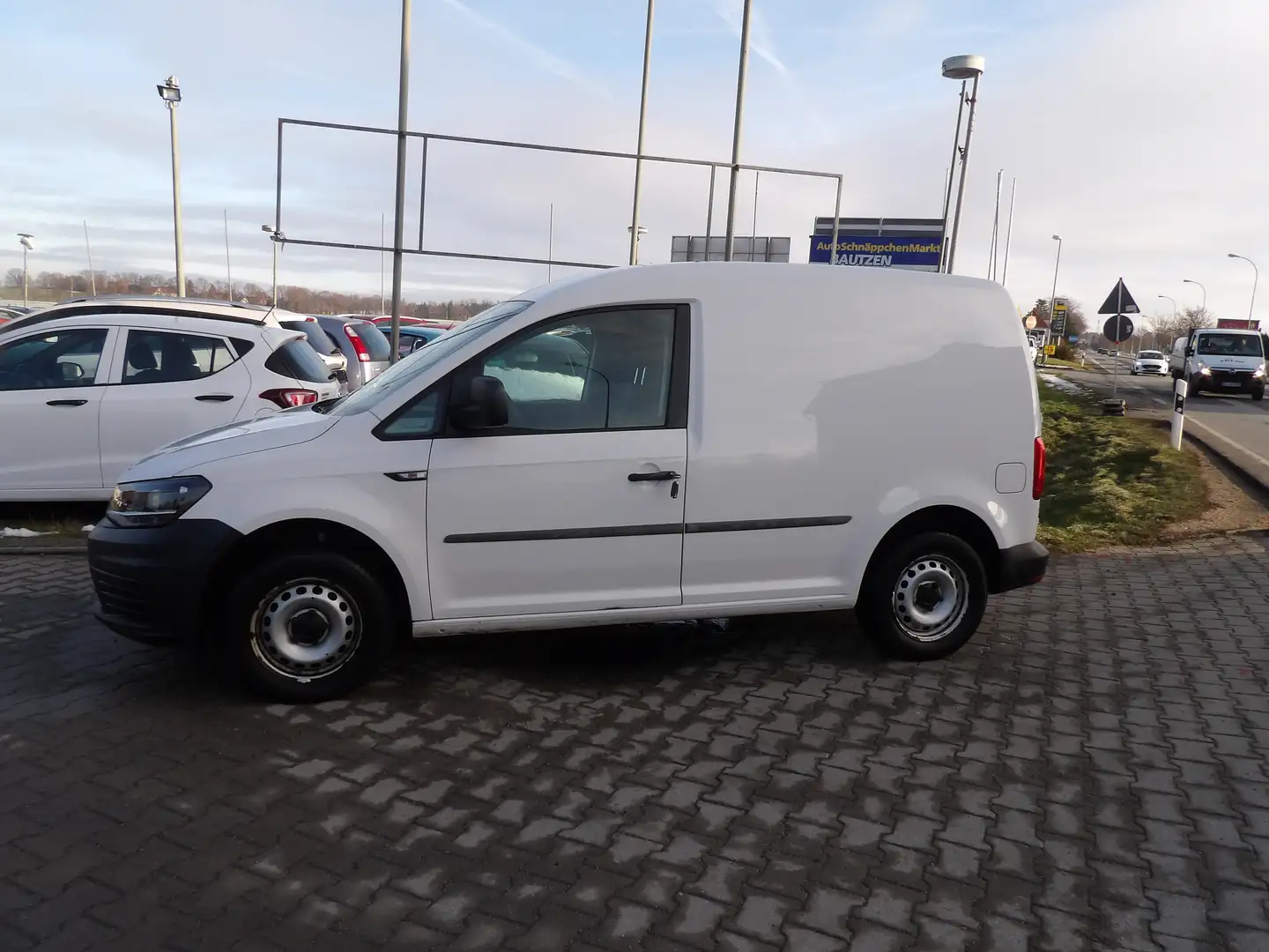 Volkswagen Caddy Kasten Radio Klima 1.Hand HU AU Neu Weiß - 2