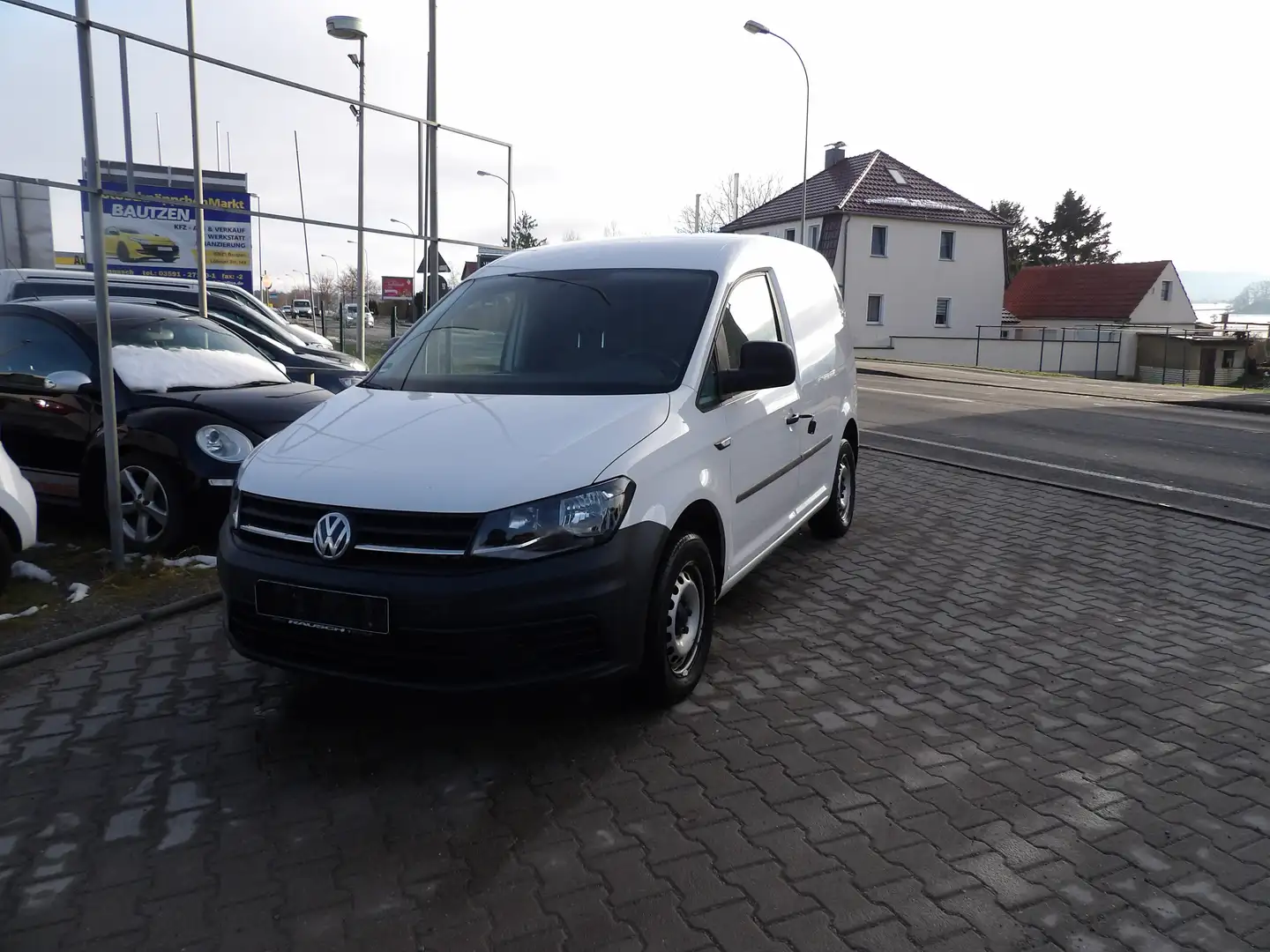Volkswagen Caddy Kasten Radio Klima 1.Hand HU AU Neu Weiß - 1