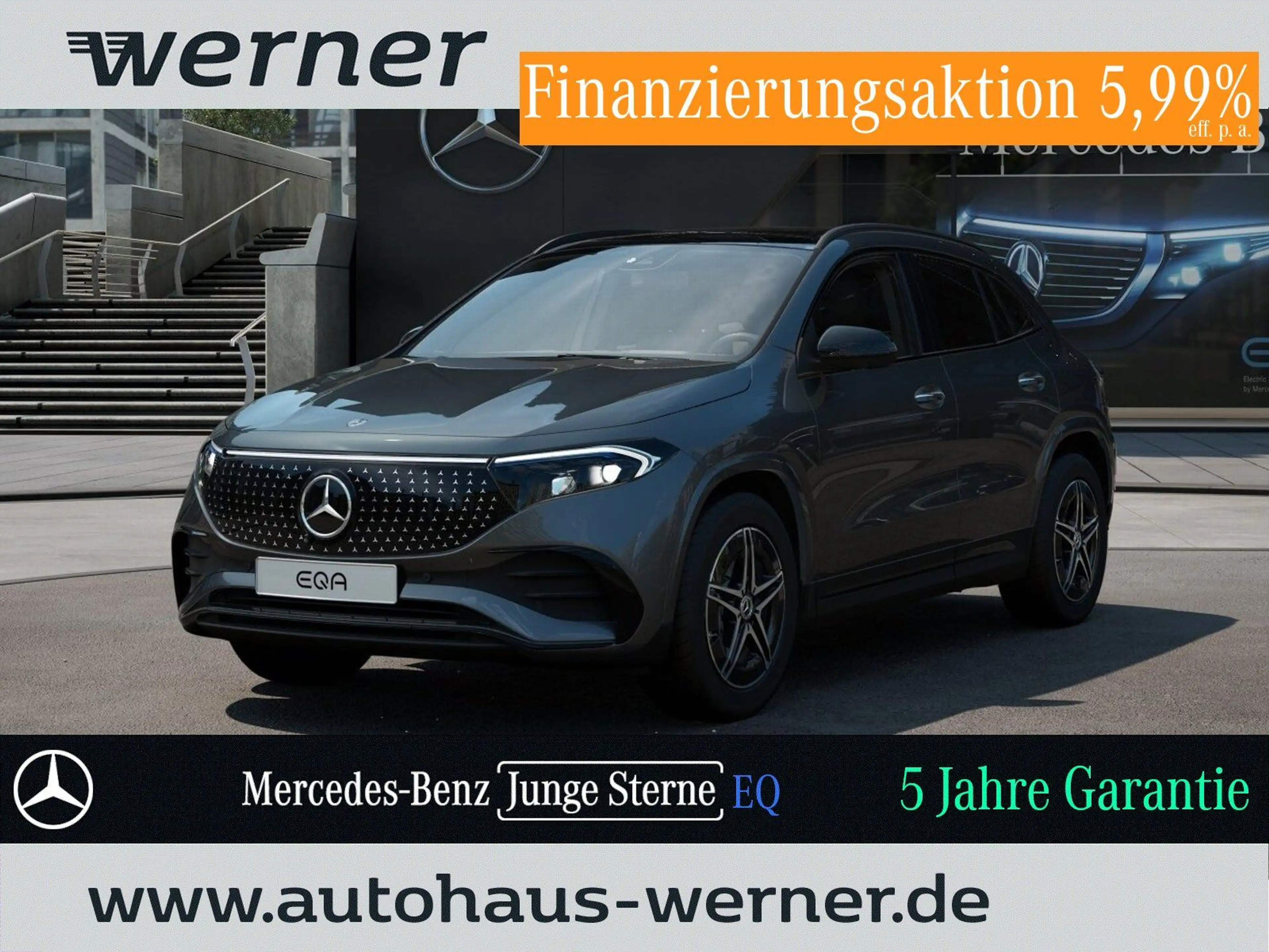 Mercedes-Benz EQA 300 4M AMG-PREMIUM NIGHT PANO MEMORY FAP AHK