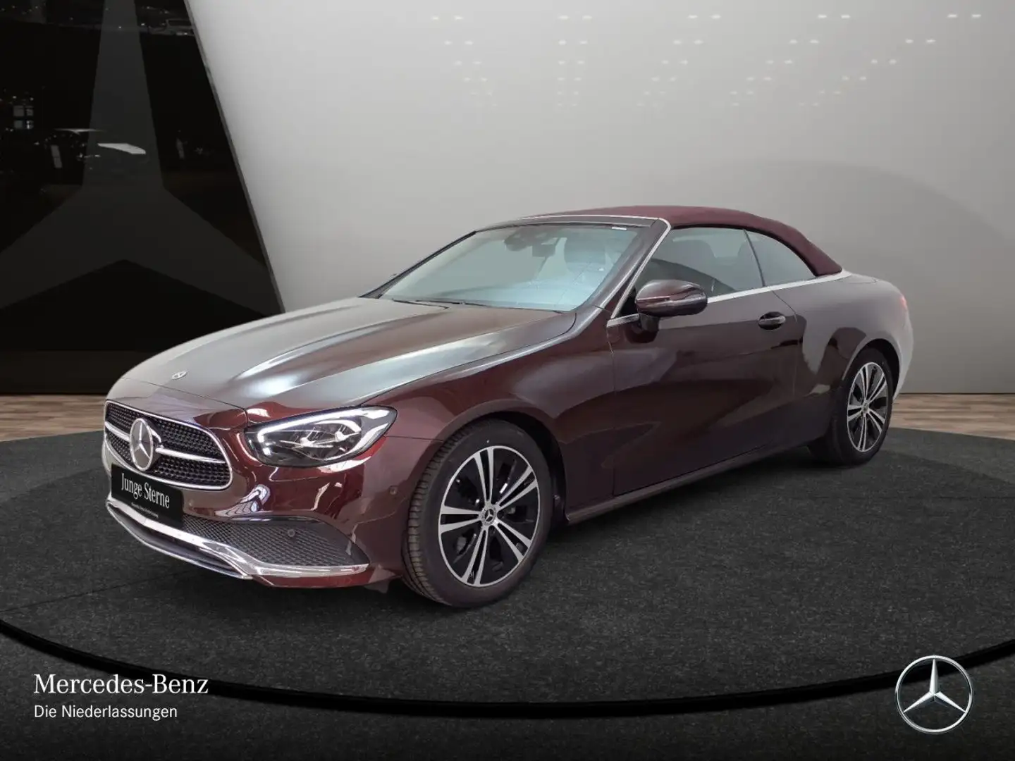 Mercedes-Benz E 200 Cabrio AVANTG+AHK+LED+FAHRASS+BURMESTER+9G Rot - 2