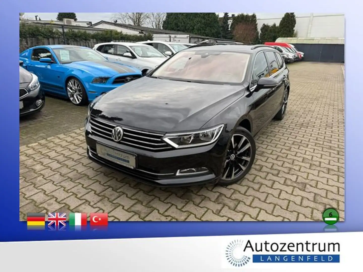Volkswagen Passat Variant 1.6 TDI DSG Comfortline *NAVI*AHK Negro - 1
