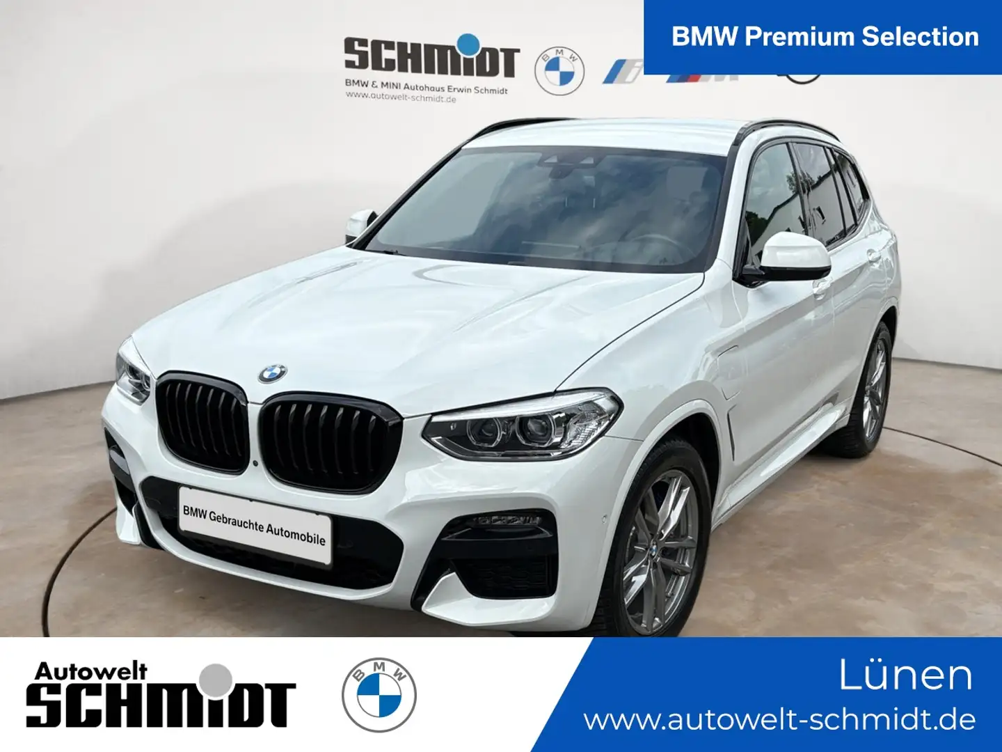 BMW X3 xDrive30e M SPORT + 2Jahre-BPS.-GARANTIE Weiß - 1