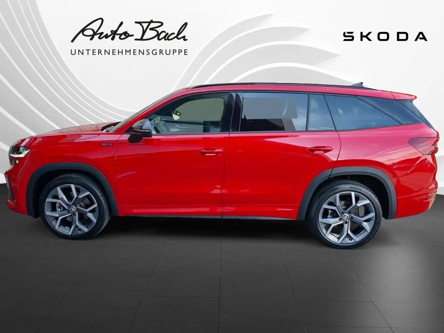 Skoda Kodiaq 2.0TDI Sportline DSG 4x4 Navi LED HuD AHK Rouge - 2