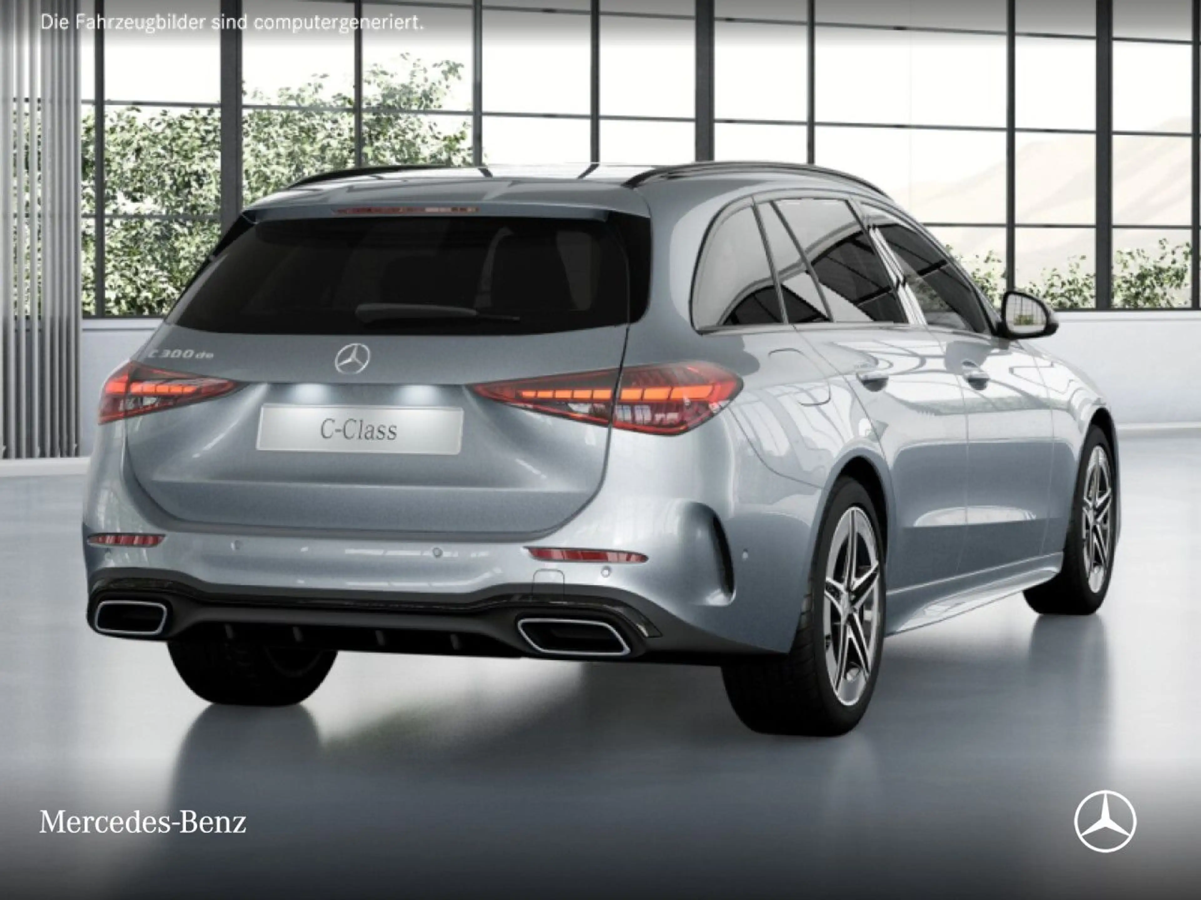 Mercedes-Benz C 300 de T AMG+NIGHT+PANO+360+KEYLESS+9G — photo 4