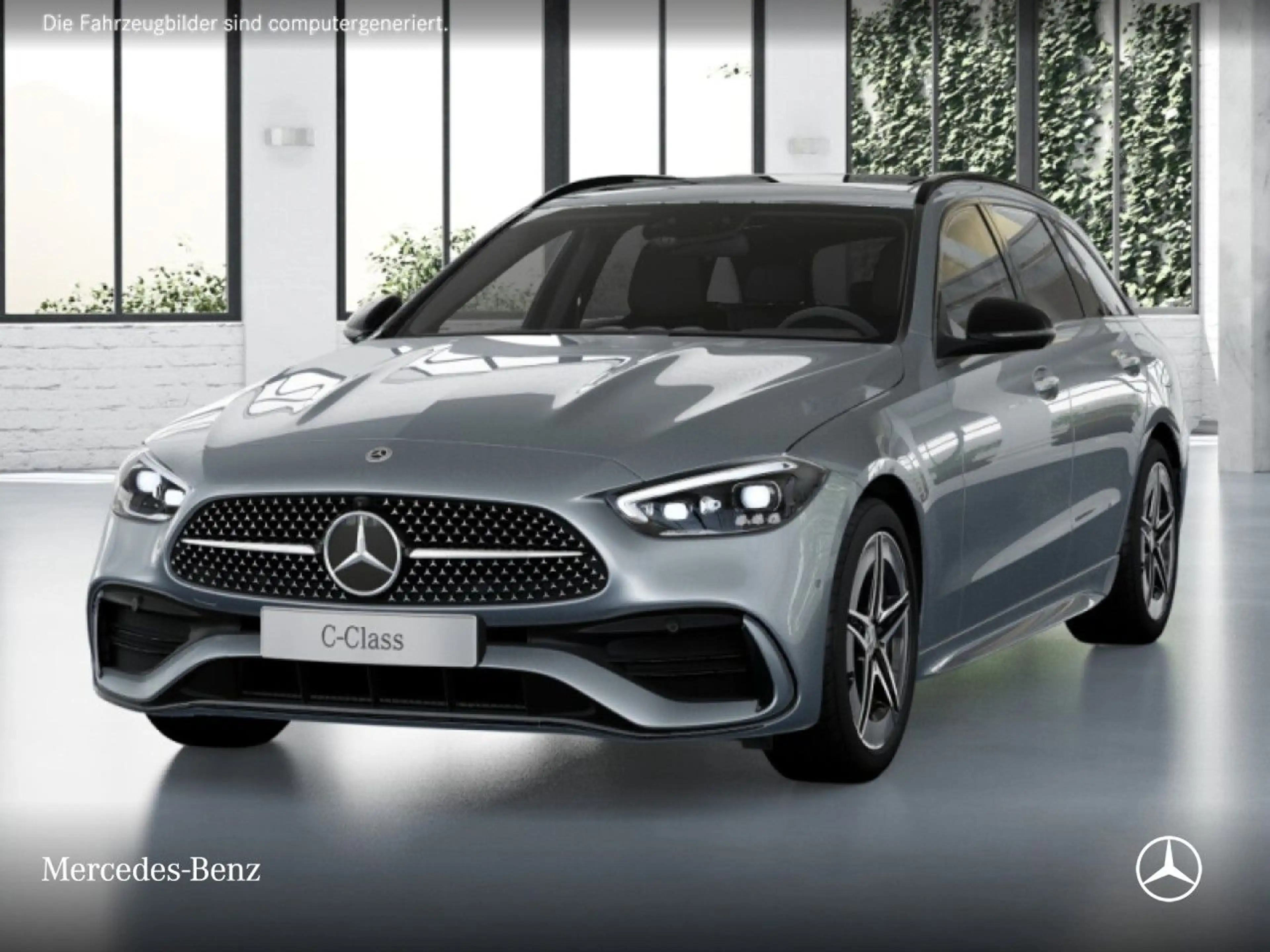 Mercedes-Benz C 300 de T AMG+NIGHT+PANO+360+KEYLESS+9G — photo 2