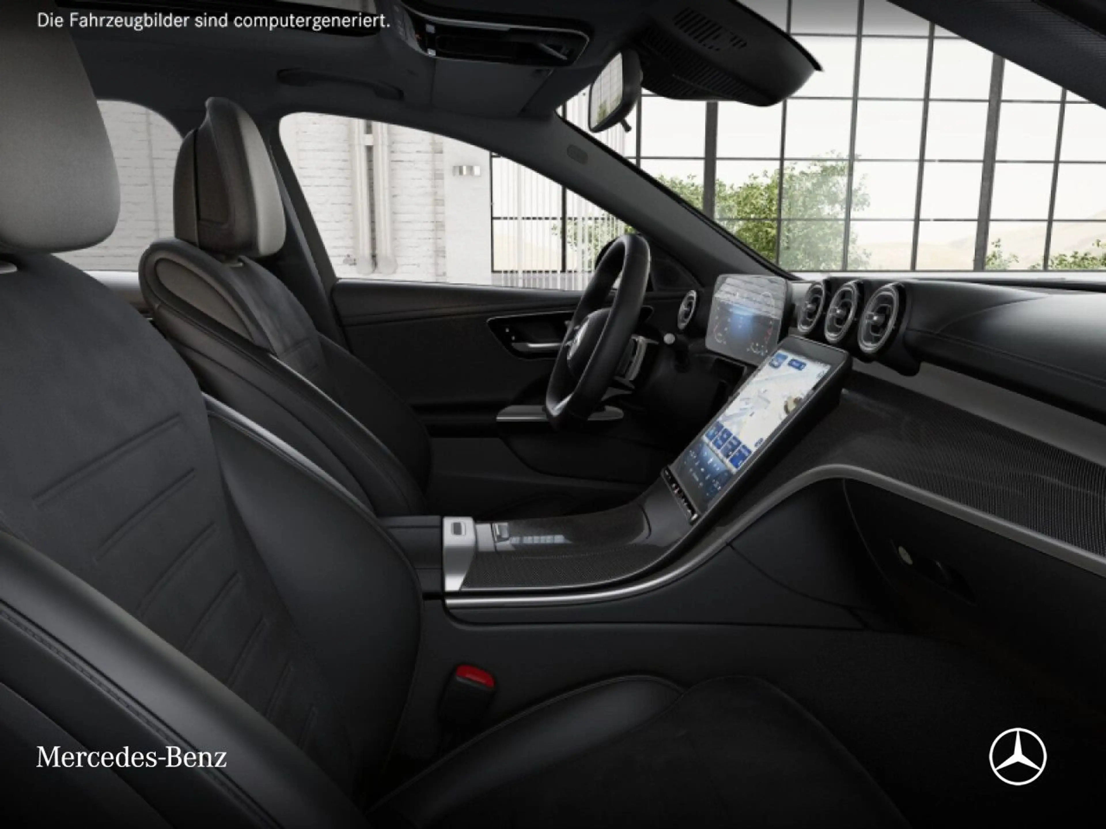 Mercedes-Benz C 300 de T AMG+NIGHT+PANO+360+KEYLESS+9G — photo 11