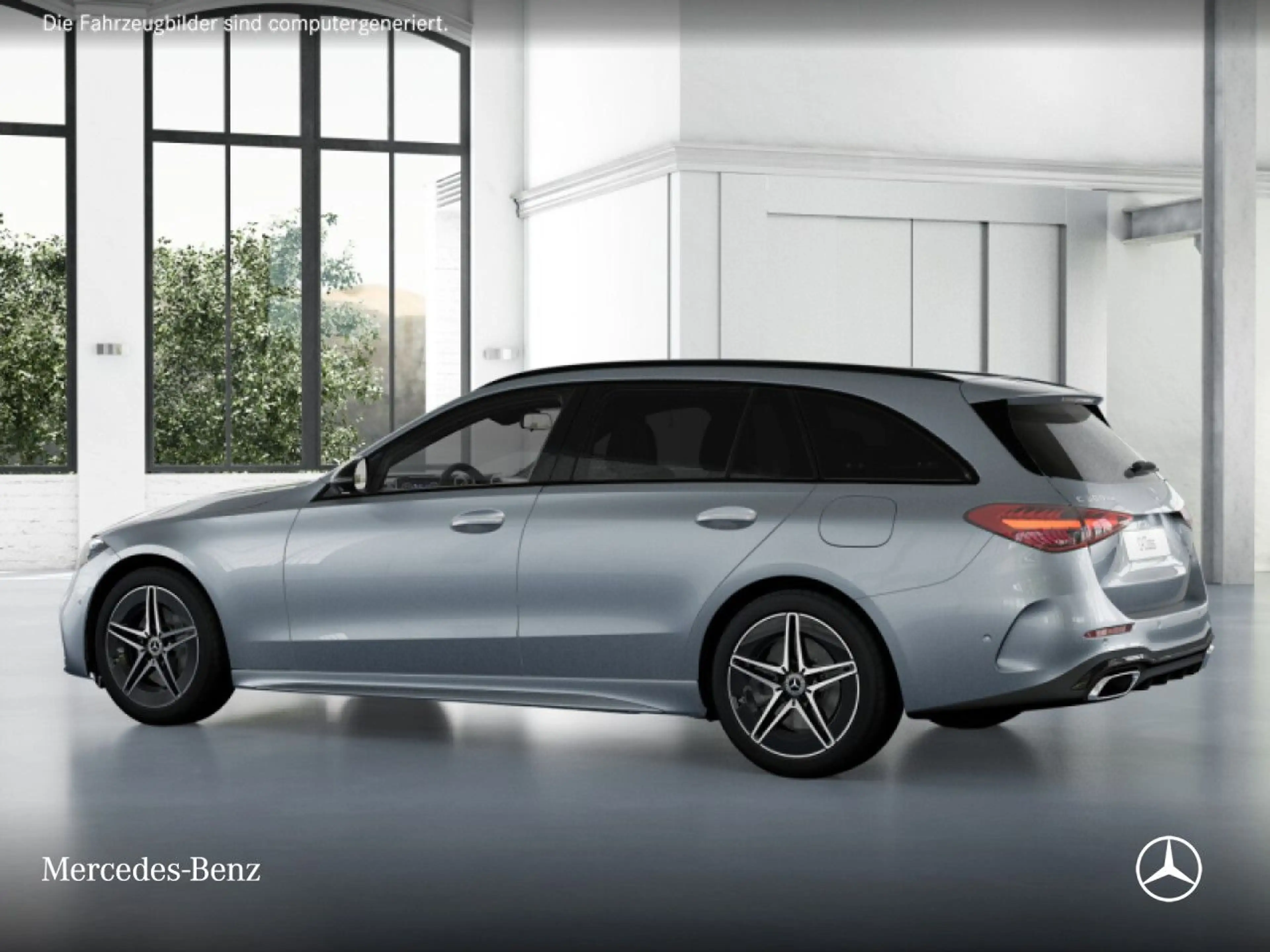 Mercedes-Benz C 300 de T AMG+NIGHT+PANO+360+KEYLESS+9G — photo 14