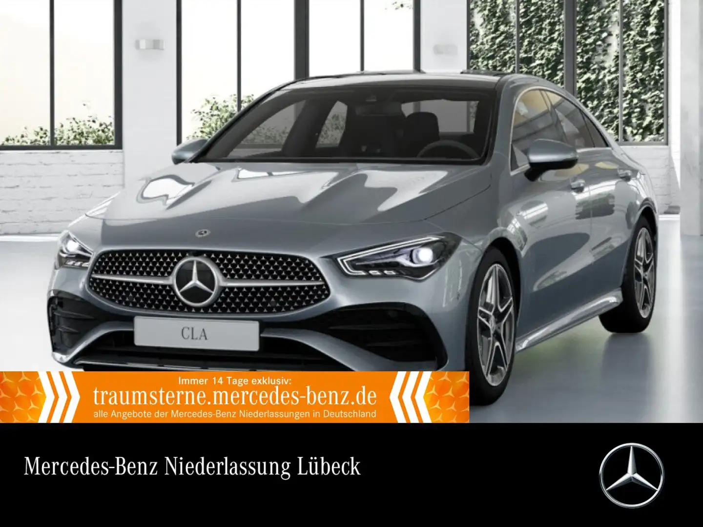 Mercedes-Benz CLA 250 e AMG+PANO+AHK+LED+KAMERA+TOTW+KEYLESS+8G Silber - 1