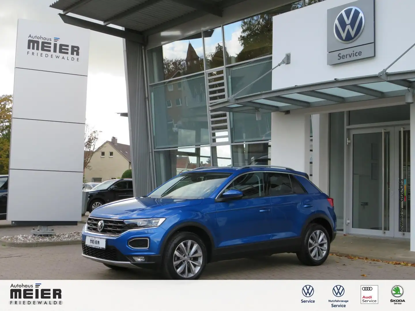 Volkswagen T-Roc 1.5 TSI ACT DSG Style AHK Kamera Navi LED Bleu - 1
