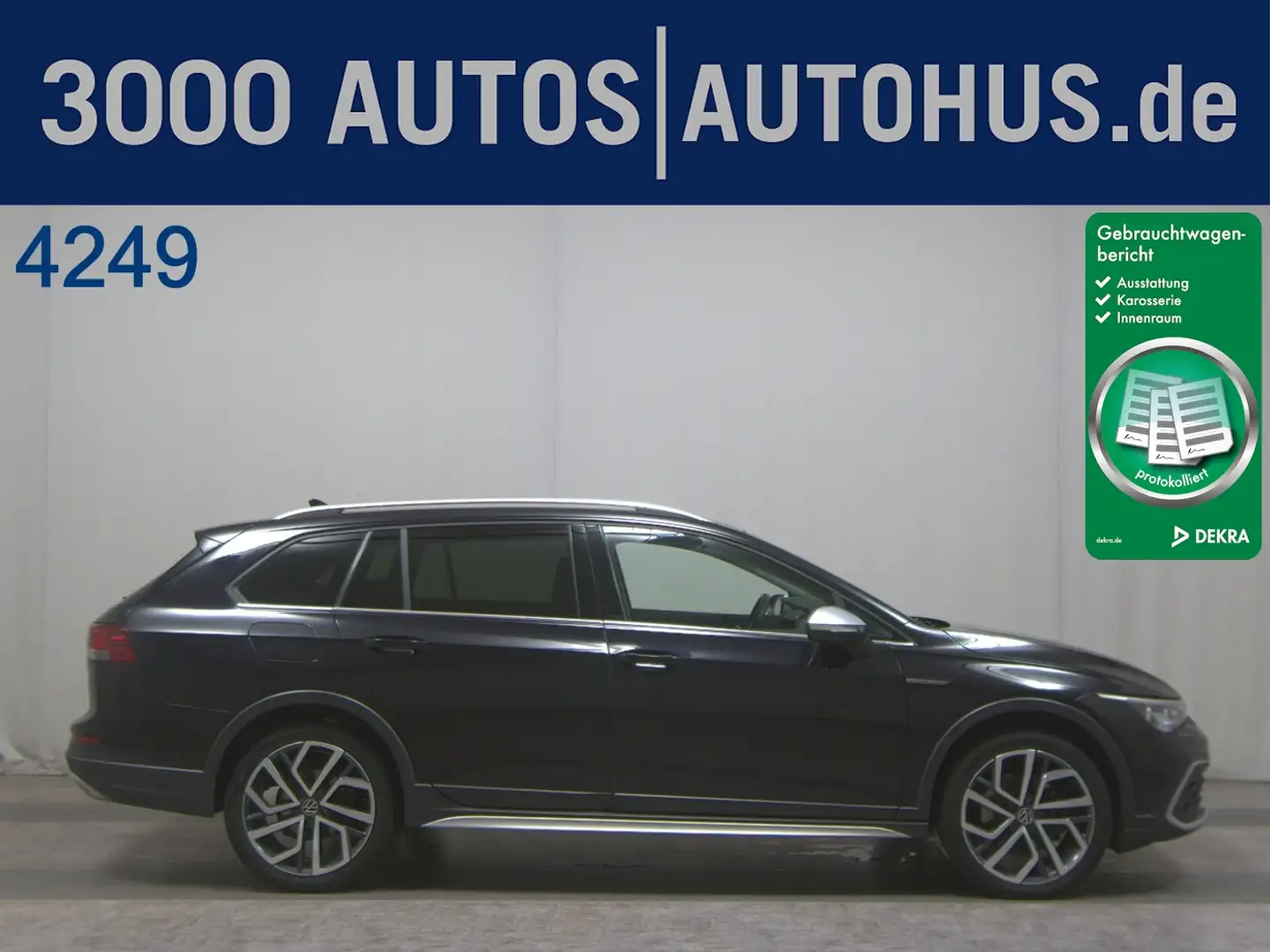 Volkswagen Golf -8 Alltrack 2.0 TDI 4M Navi DC LED AHK ACC Noir - 1