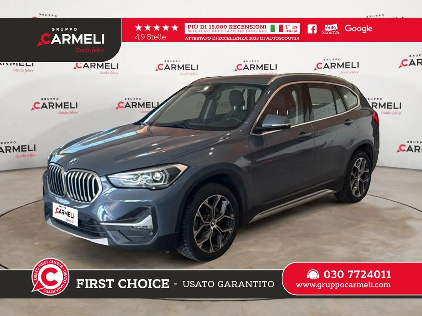 BMW X1 xdrive18d xLine auto Grau - 1