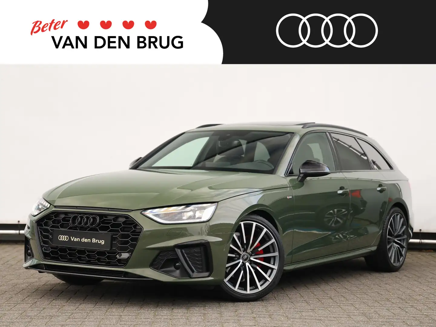Audi A4 Avant 40 TFSI S edition Competition | Pano | Zwart Vert - 1
