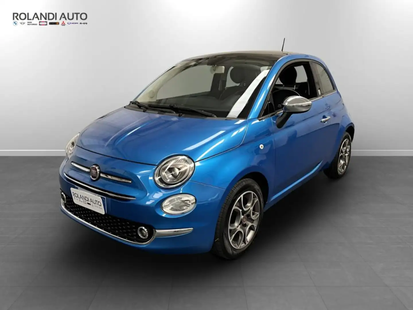 Fiat 500 1.2 Mirror 69cv Bleu - 1