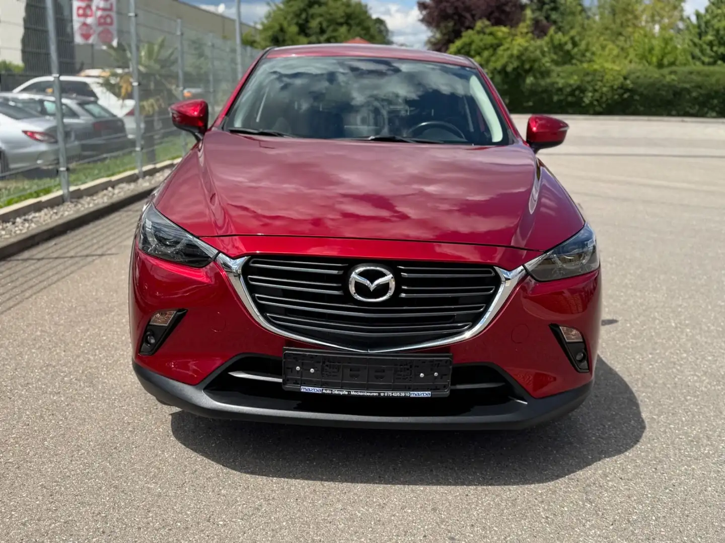 Mazda CX-3 Exclusive-Line/EU6/LED/NAVI/8xBereift Rojo - 2