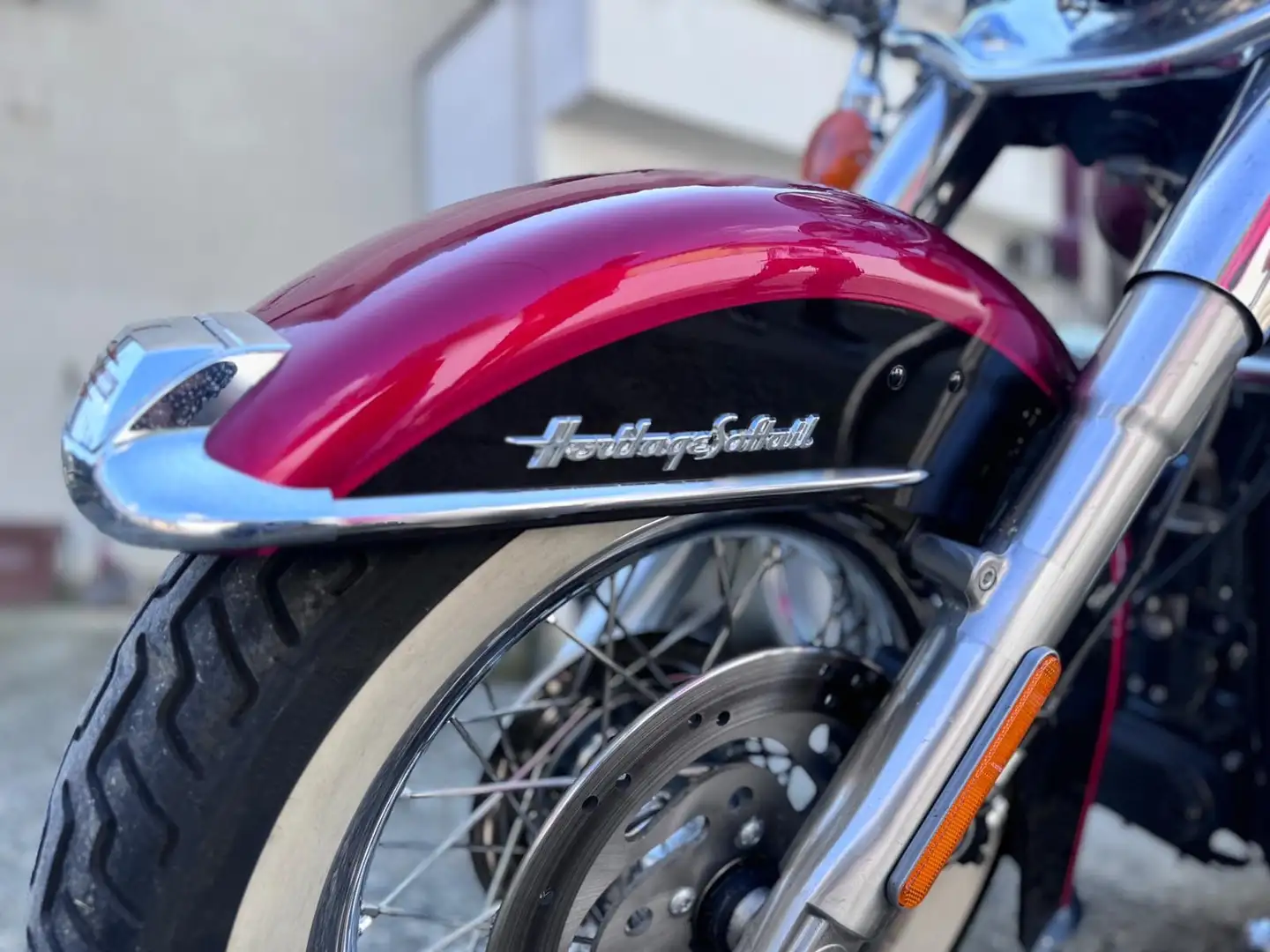 Harley-Davidson Heritage Softail Classic 1690cc Piros - 2