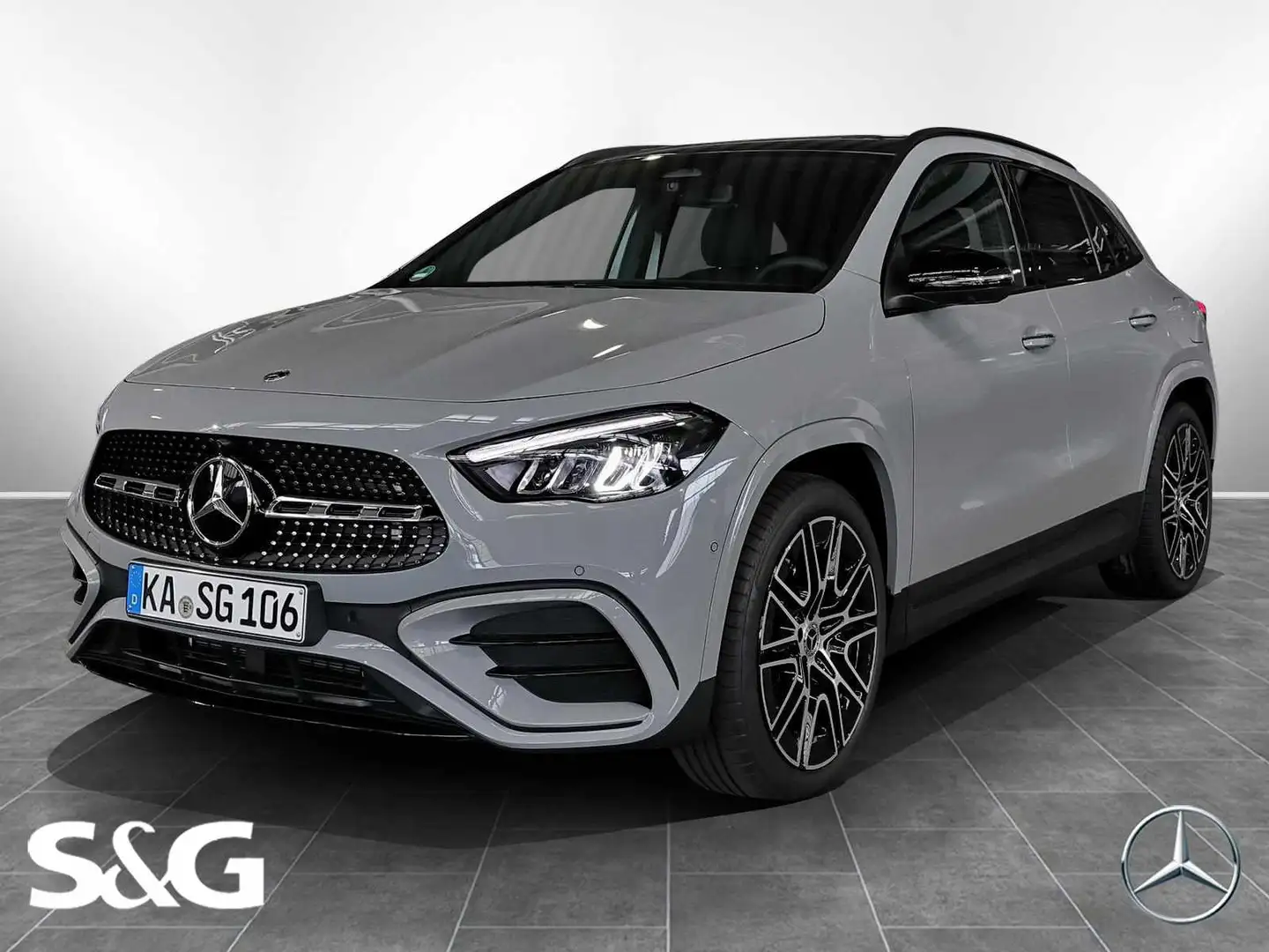 Mercedes-Benz GLA 200 AMG MBUX+360°+LED+Pano+AHK+Fahrass+Night Gris - 1
