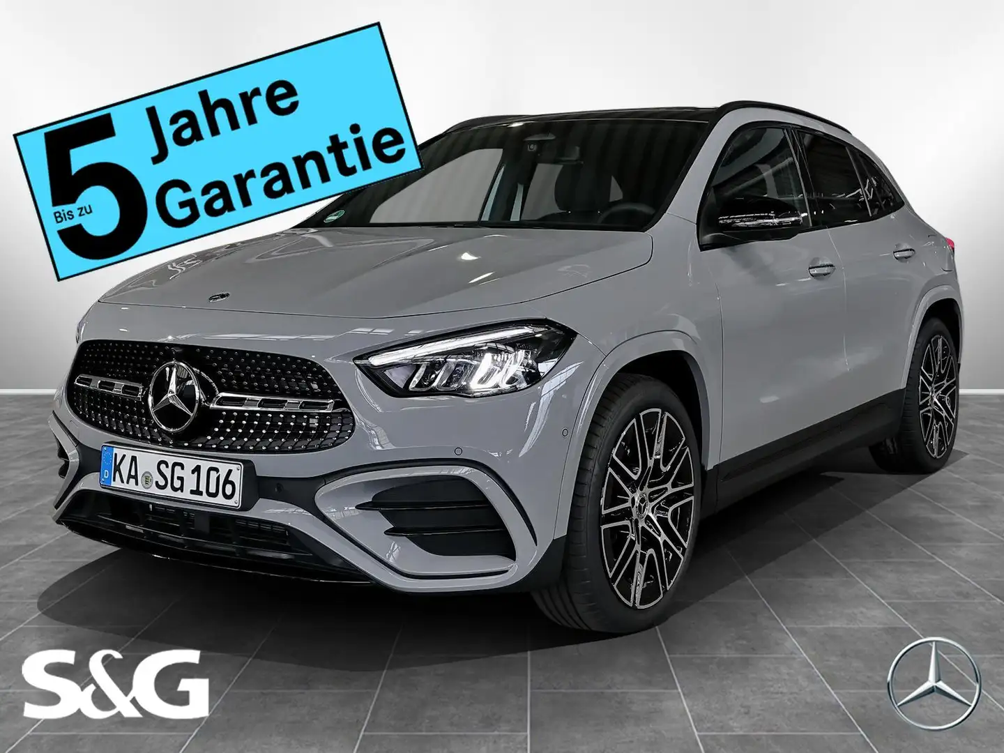 Mercedes-Benz GLA 200 AMG MBUX+360°+LED+Pano+AHK+Fahrass+Night Grau - 1