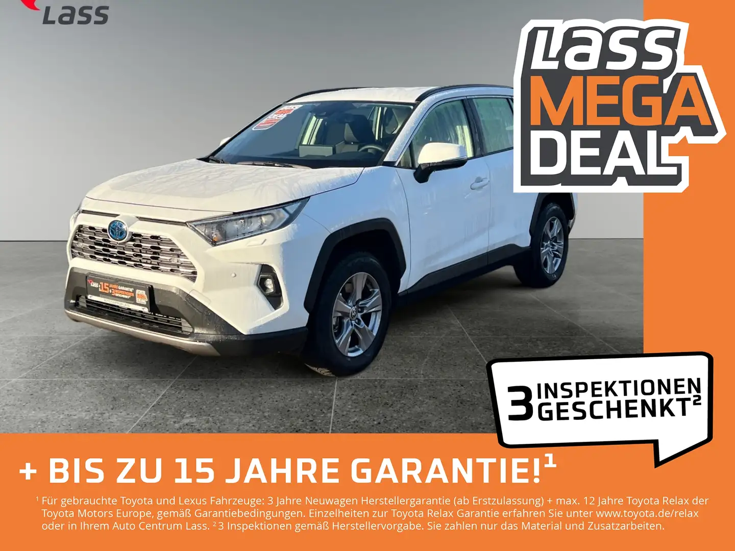 Toyota RAV 4 RAV4 2.5 Business Edition 2xKlima ACC AUT Kam. Weiß - 1
