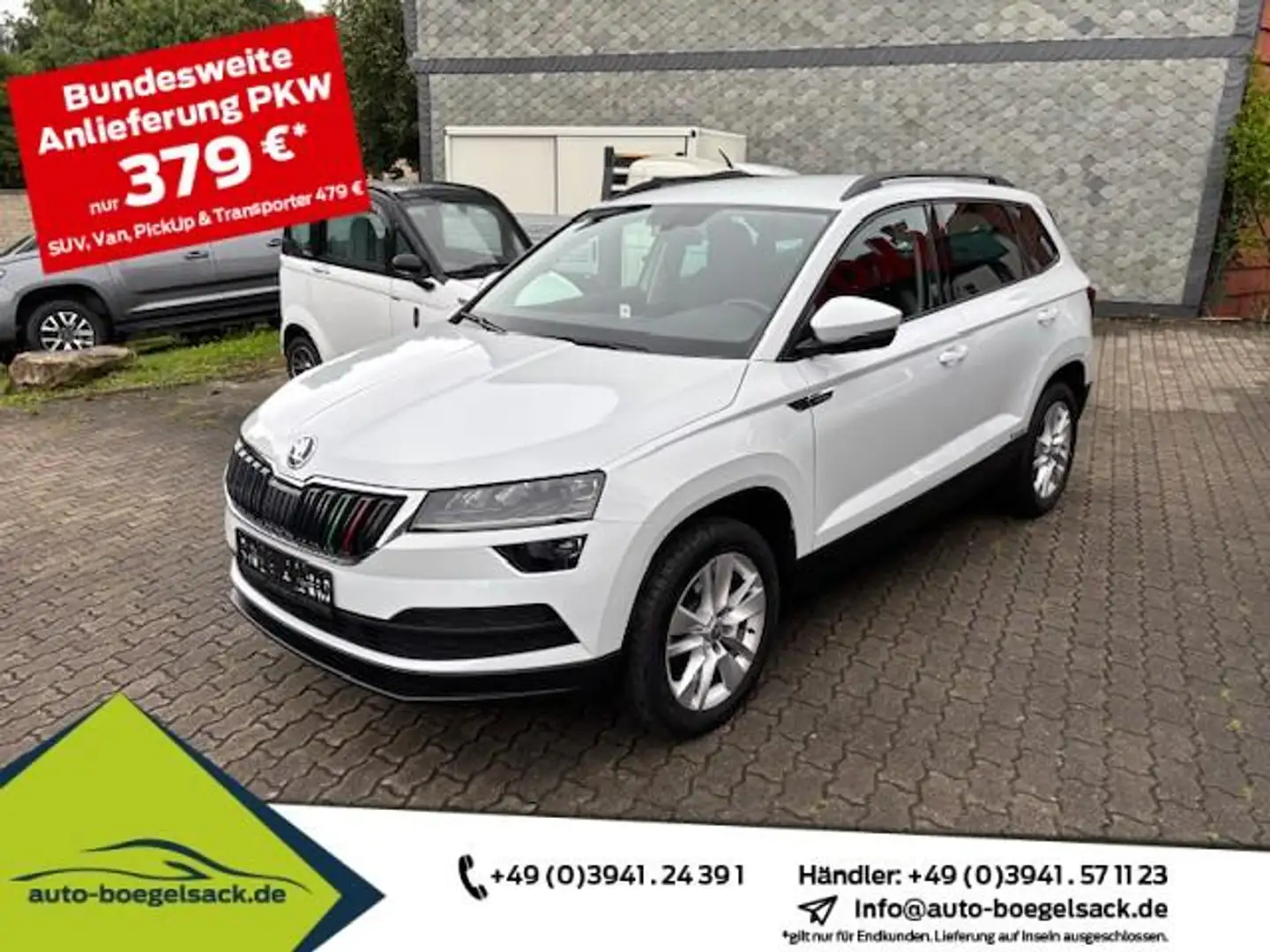 Skoda Karoq 1.5 TSI DSG AMBITION+LED+AMUNDSEN+VARIOFLEX Weiß - 1