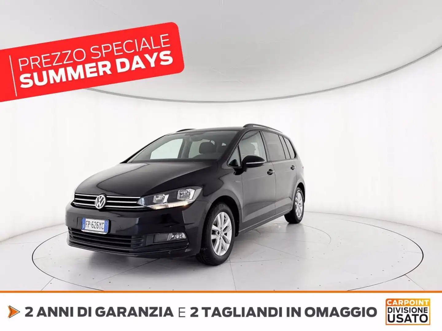 Volkswagen Touran 1.6 tdi business 115cv dsg Nero - 1
