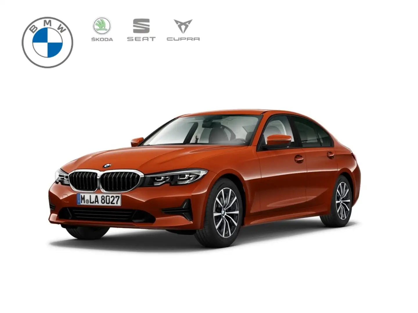 BMW 318 i Advantage Limousine Aut. SPORTSITZE+DAB+NAVI+TEM Orange - 1