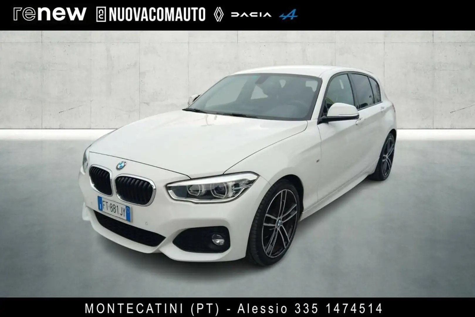 BMW 118 d Msport 5p auto Weiß - 2