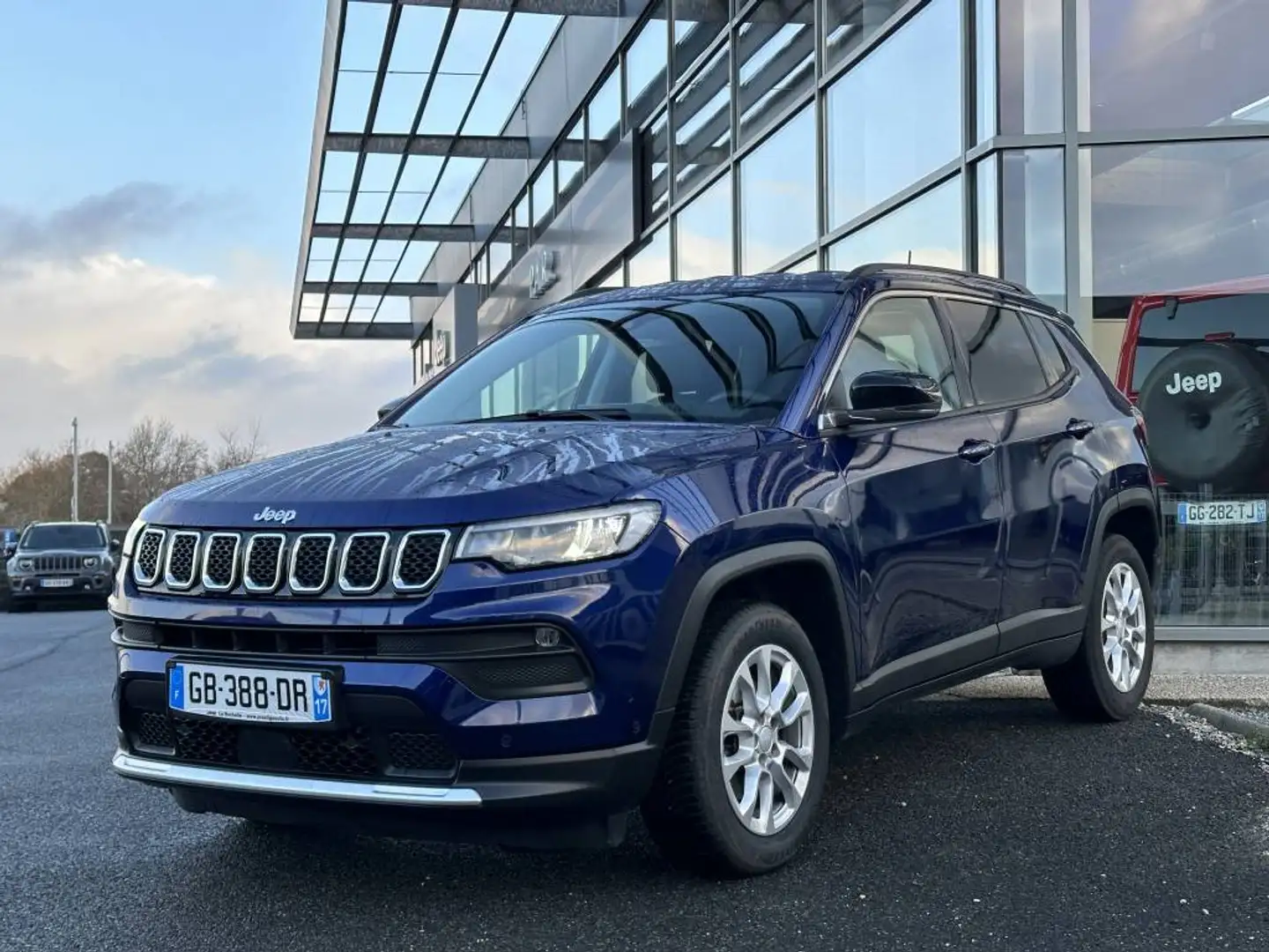 Jeep Compass COMPASS 1.3 GSE T4 150 CH BVR6 LIMITED Blauw - 1