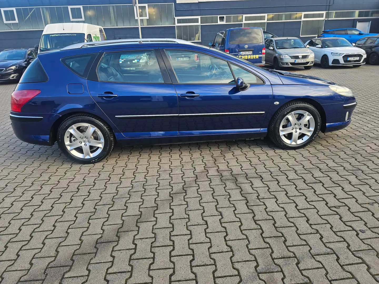 Peugeot 407 Premium,Automatik,Klima,PDC,Pannorama,Tüv2/2027 Modrá - 1