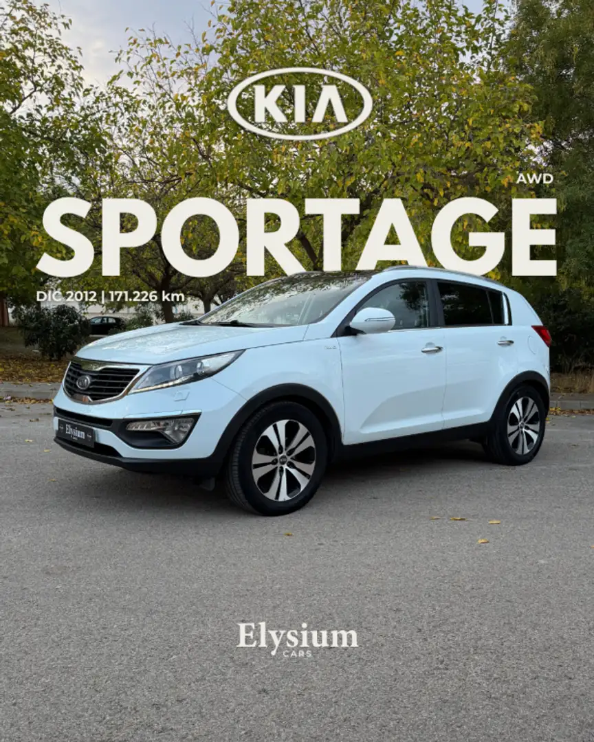 Kia Sportage 2.0CRDi Emotion 4x4 Blanco - 1