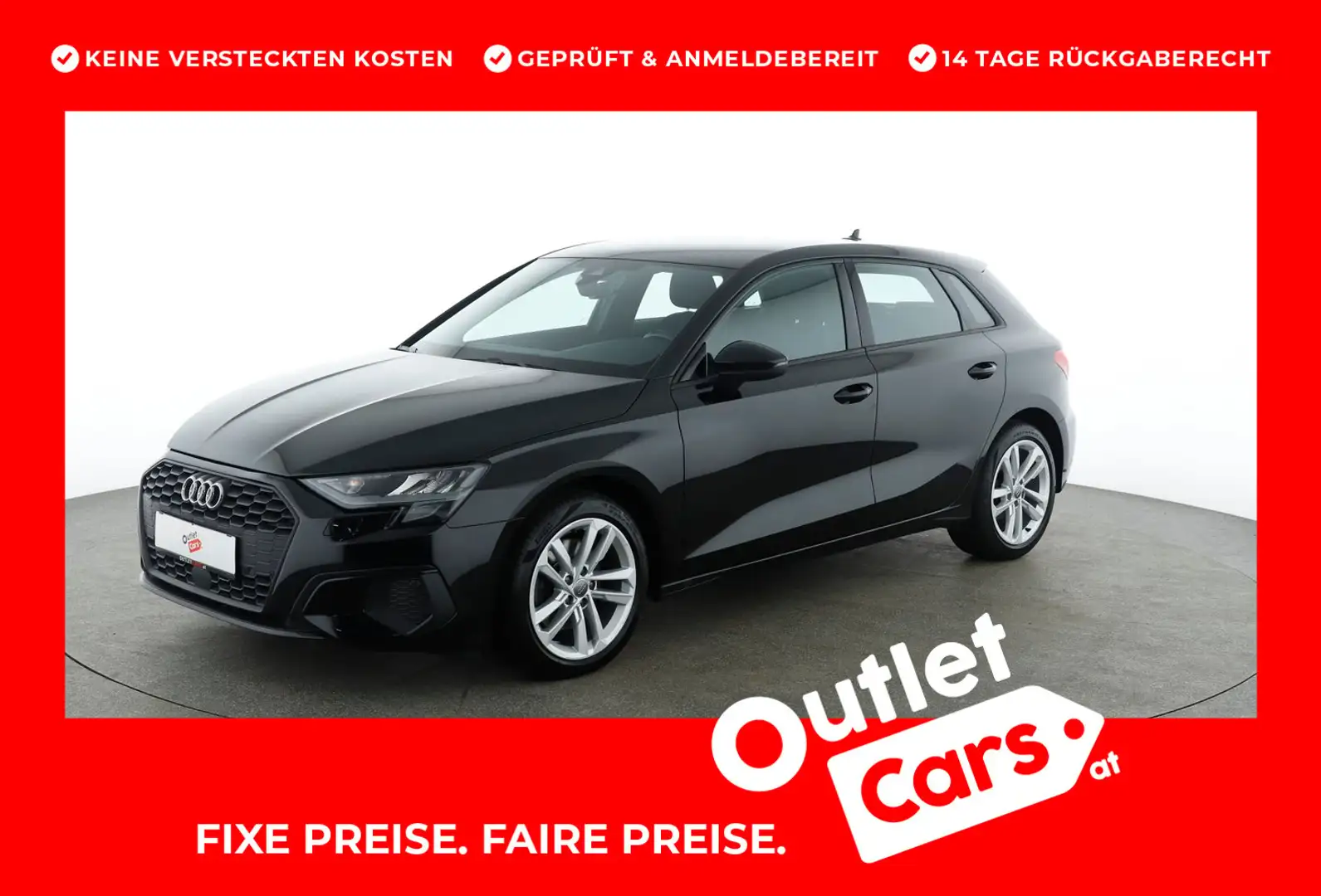 Audi A3 35 TDI Schwarz - 1