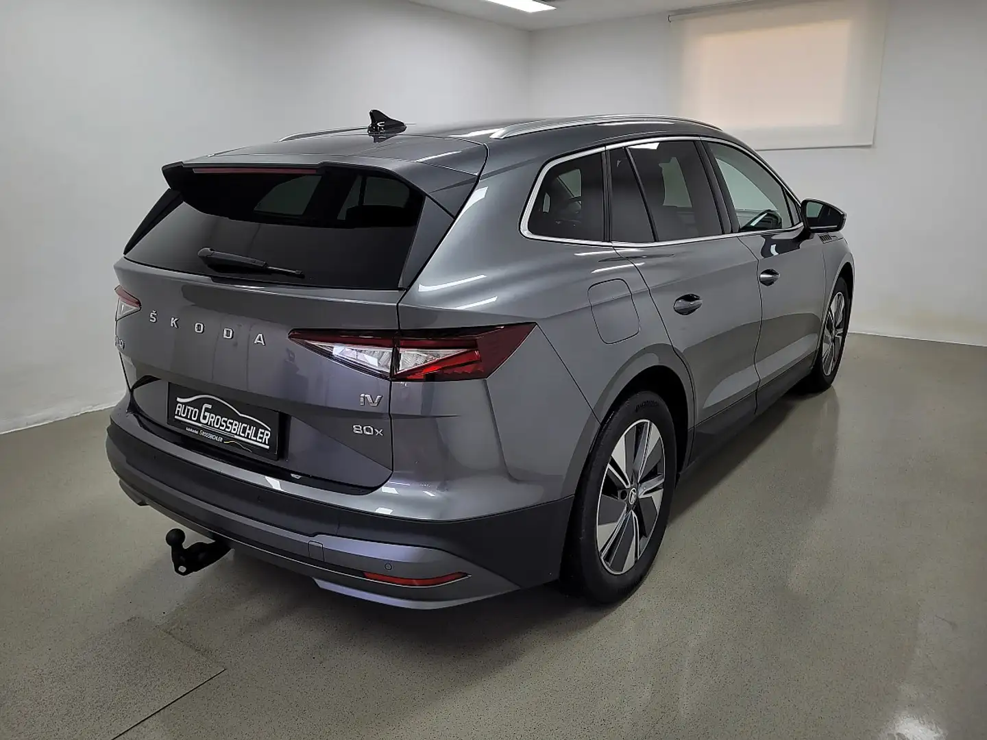 Skoda Enyaq iV 80x 82kWh AHK schwenkbar, Headup, ele. Sitze... Grau - 2