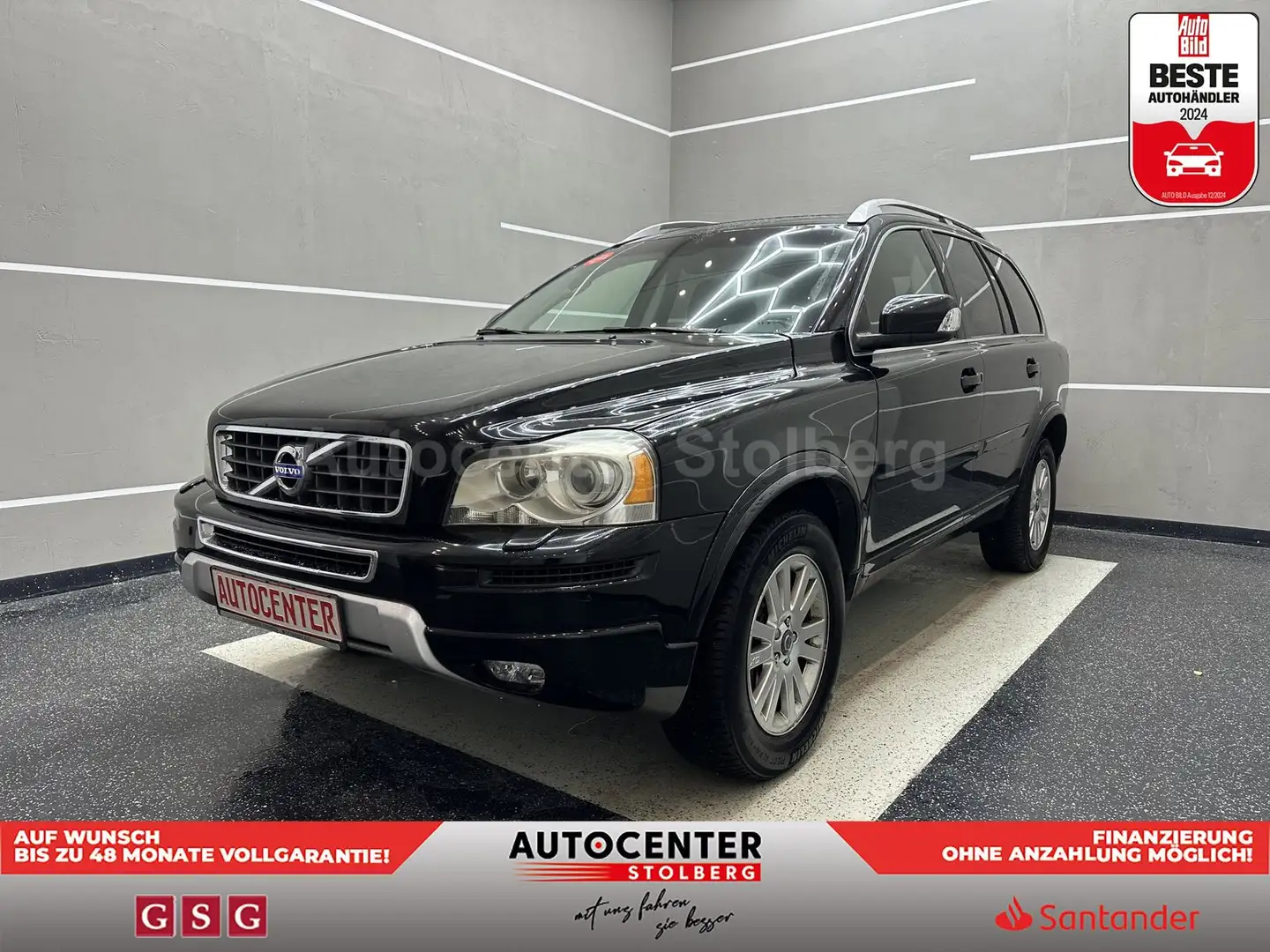 Volvo XC90 D5 Momentum Geartronic "7 SITZER-LEDER-ALU" Schwarz - 1