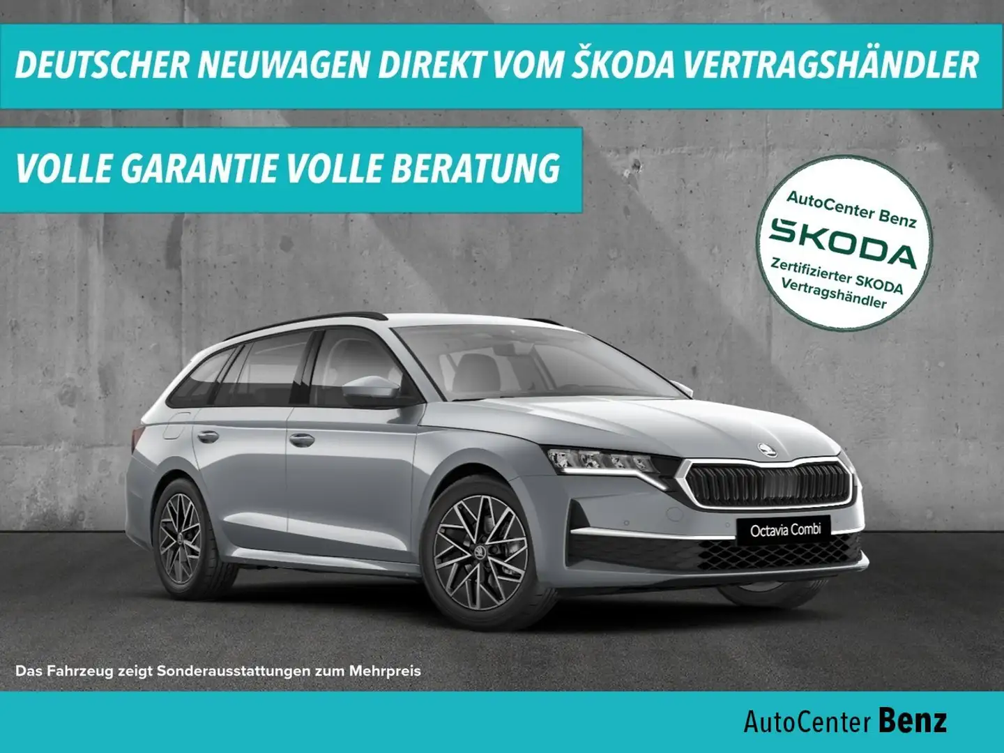 Skoda Octavia Combi 1.5 TSI mHEV Balance *pACC*AHK*LED Klima Argent - 1