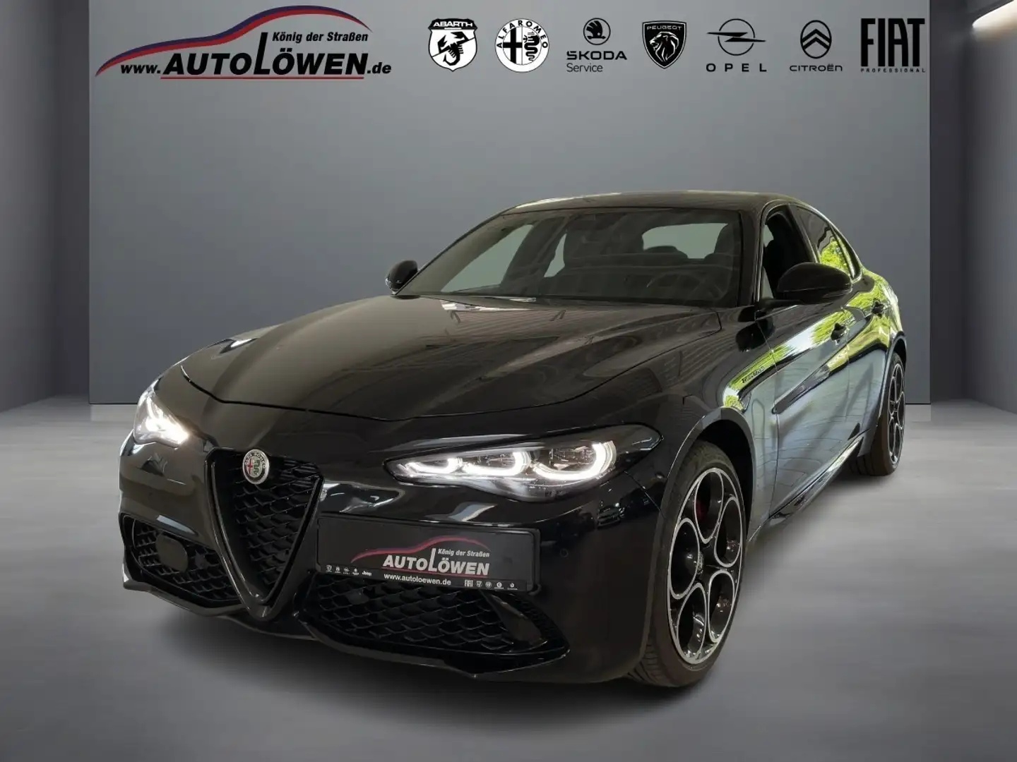 Alfa Romeo Giulia 2.0 Turbo 16V Competizione Q4 (EURO 6d) Schwarz - 1