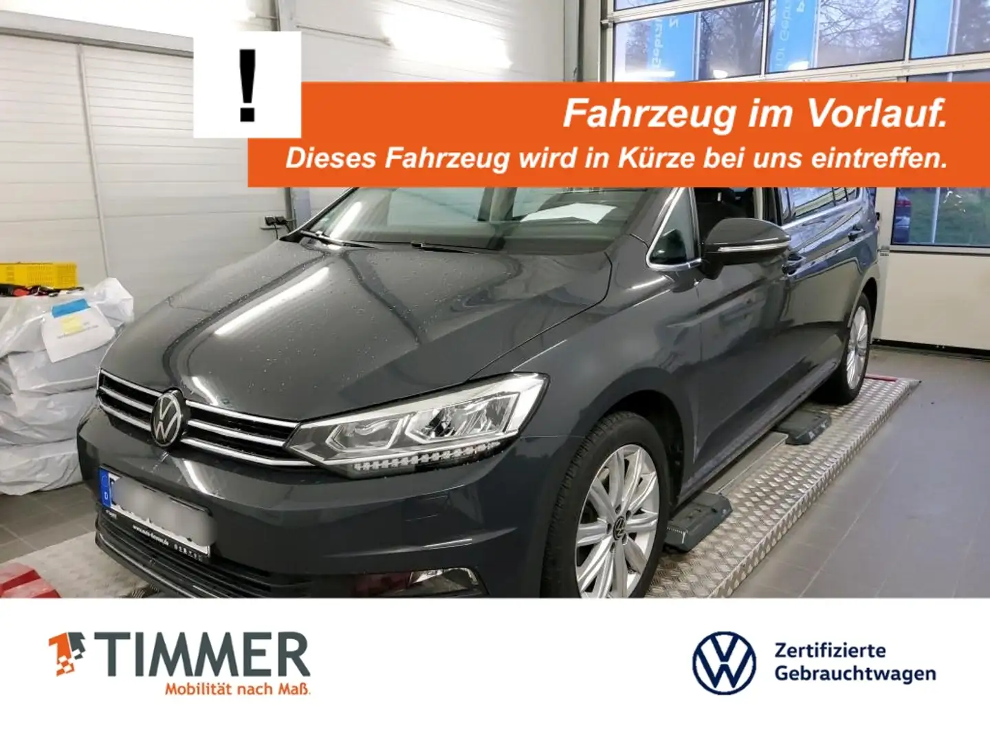Volkswagen Touran 2.0 TDI DSG HIGHLINE 7-SITZE +AHK +LED +ACC +VIRT Grau - 1