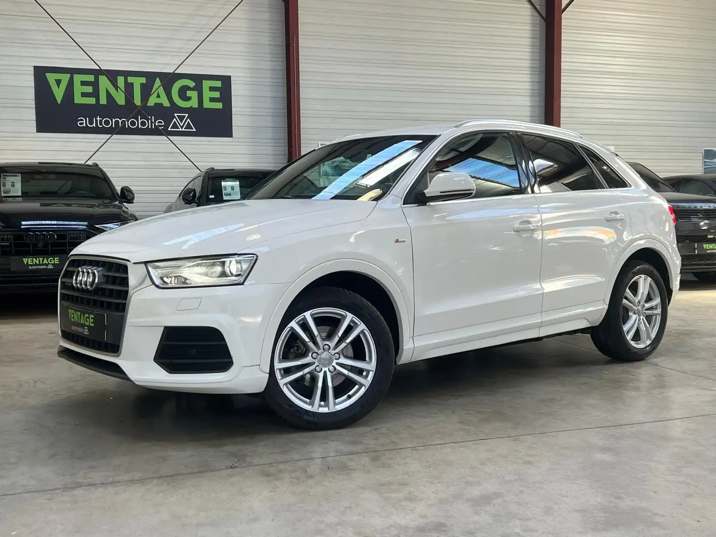 Audi Q3 Q3 2.0 TDI 150 ch S tronic 7 Quattro S line Bianco - 1