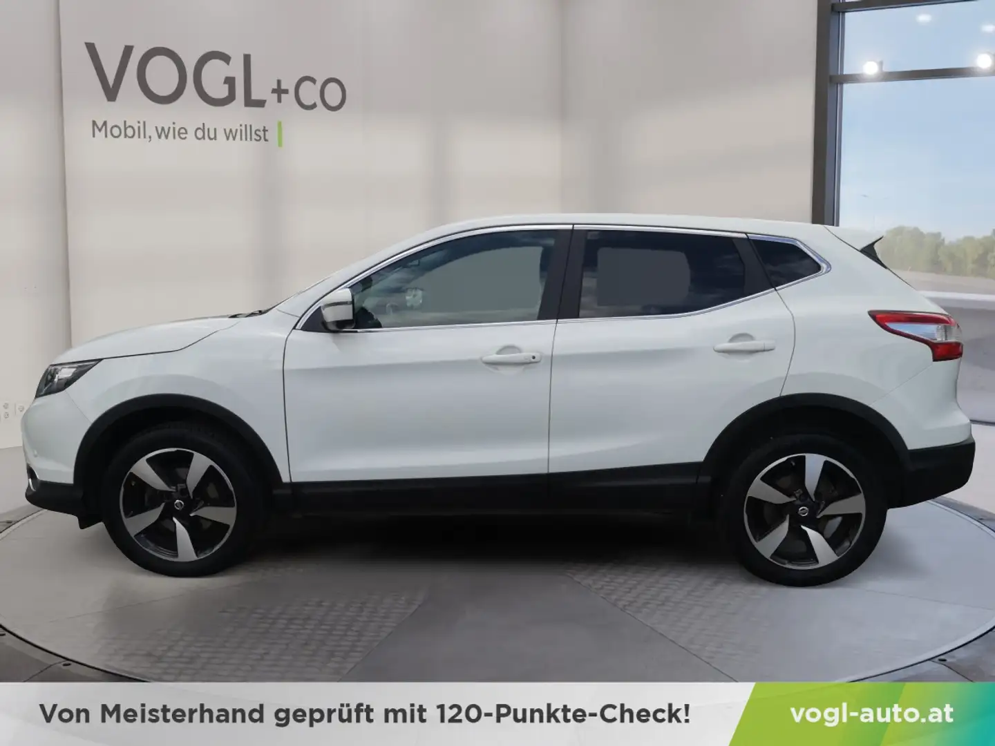 Nissan Qashqai N-Connecta 1,6 131PS Diesel Allrad Blanc - 2