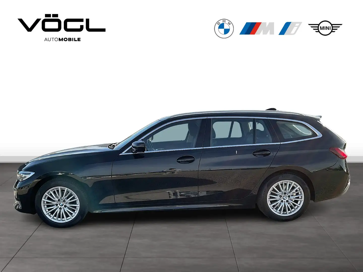 BMW 320 d xDrive Touring Luxury Line Standheizung AHK Noir - 2