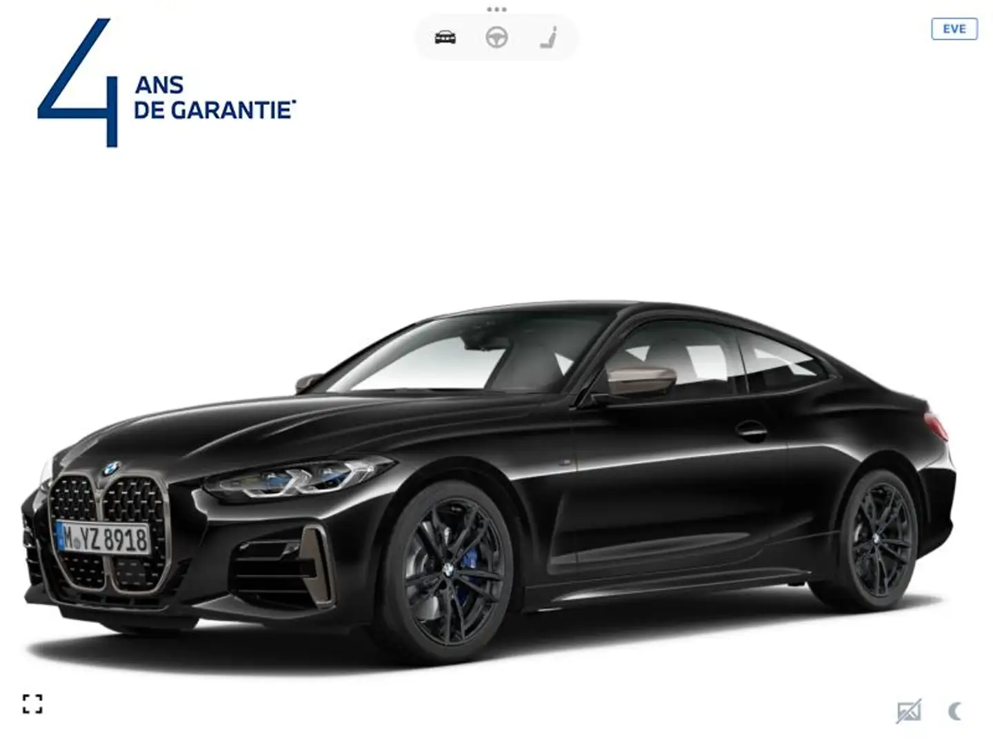 BMW 440 Mi xDrive Noir - 1