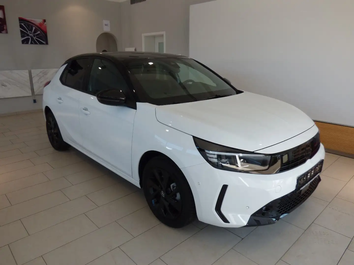 Opel Corsa F GS Navi, LED Matrix, Winterpaket.... Blanco - 1