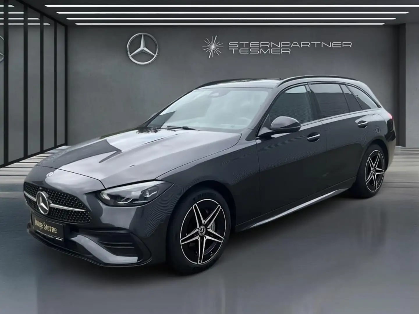 Mercedes-Benz C 300 e T +AMG+Night+PANO+KAMERA+AHK+Ambi+Memory Grau - 1