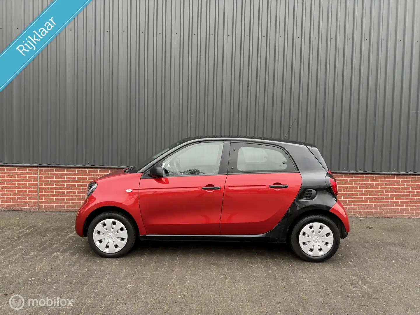 smart forFour 1.0 Pure 5 Deurs Airco Cruise Apk NL Auto 2016 Blu Rood - 2