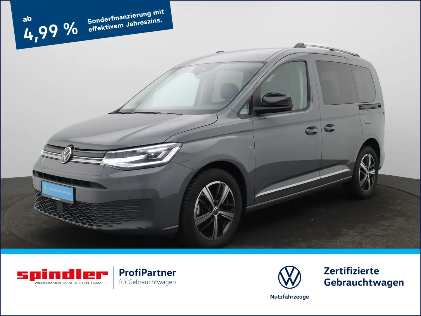 Volkswagen Caddy Caddy Kombi Style DSG / Navi, Keyless, LED, RFK Gris - 1