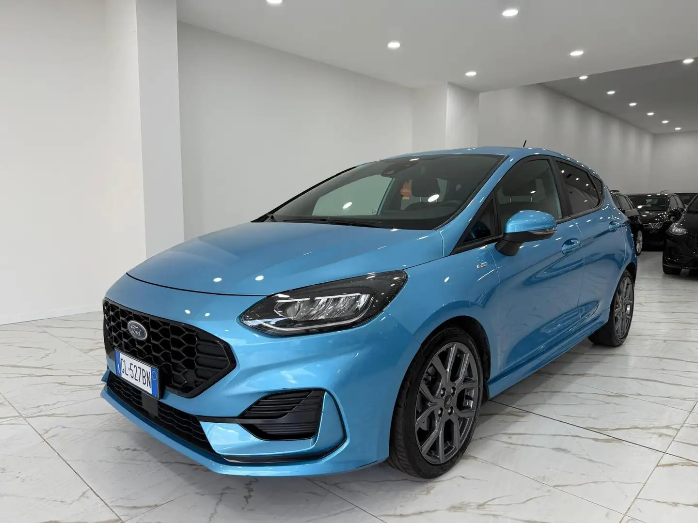 Ford Fiesta Fiesta VII 2022 5p 5p 1.0 ecoboost h ST-Line 125cv Blu/Azzurro - 2